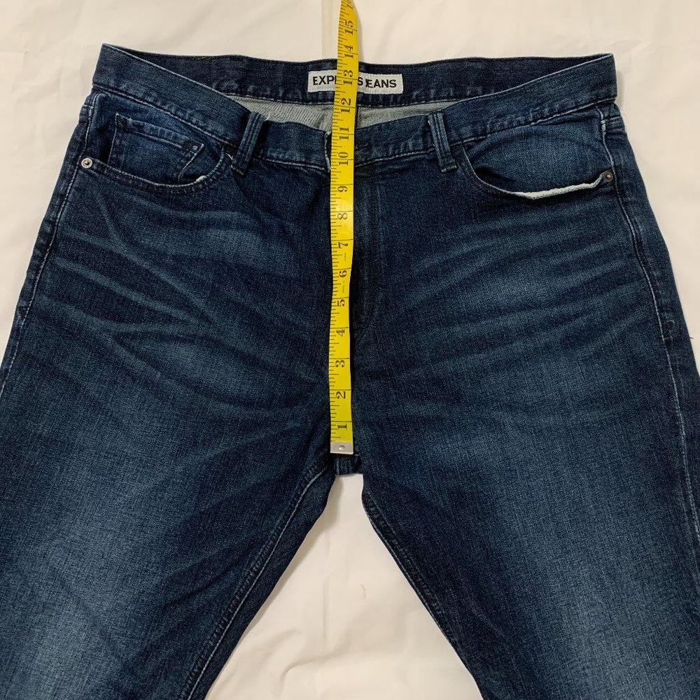 Express Men's ROCCO Slim Fit Jeans, Size 38x32 - Picture 11 of 14